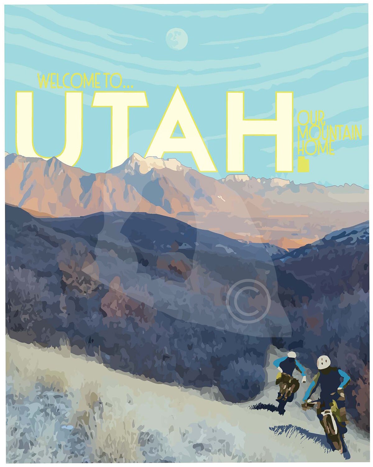 Utah Travel Poster Utah Art Utah Poster Utah Print Utah Etsy