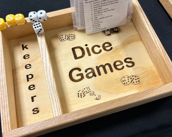 Dice Tray With 15 Games