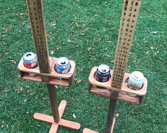 Scorekeeper drink holder, pair, with bases