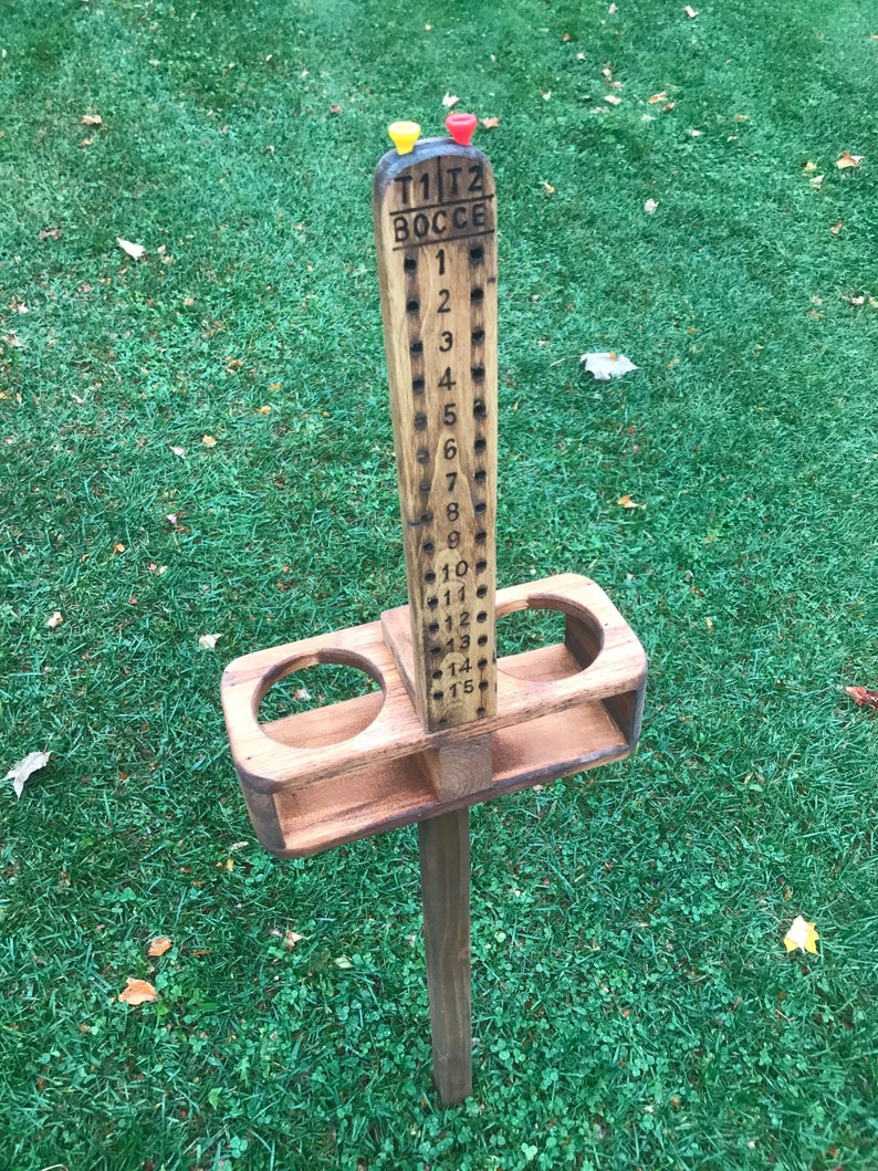 Bocce Scorekeeper Drink Holder Etsy