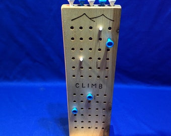 Climb! Fun Hardwood Board Game, Two Player