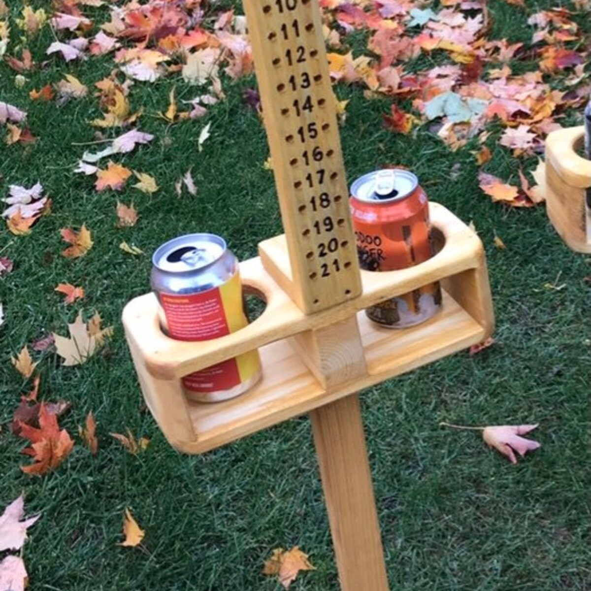 Yard Game Scorekeeper Double Drink Holder With Base - Etsy