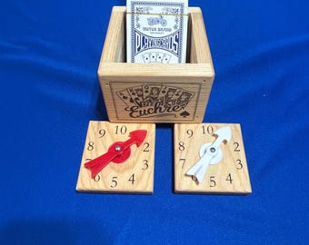 Euchre Scorer with Box
