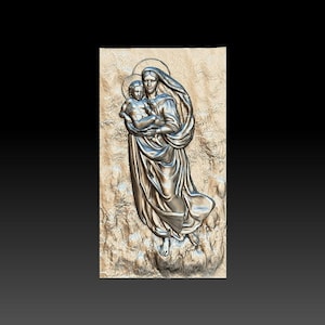 3D STL File for CNC - MADONNA