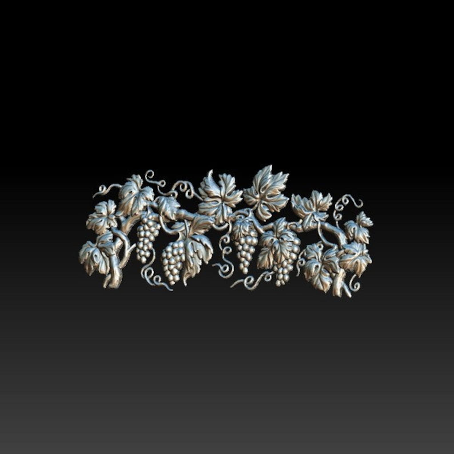 3D STL Model for CNC - Vine Grape - Etsy