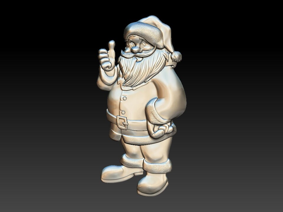 5 Santa Clauses for Christmas Full 3D HI Quality STL file for | Etsy
