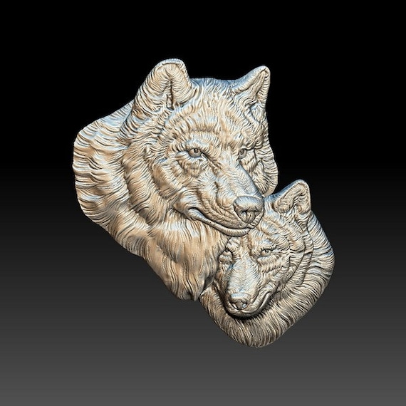 3D STL File Wolfs Smooth - Etsy