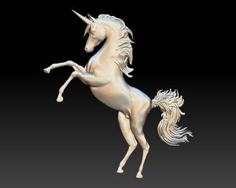 3D STL File for CNC - Unicorn v1