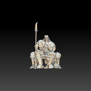 3D STL-Datei für CNC - Сonan der Barbar
