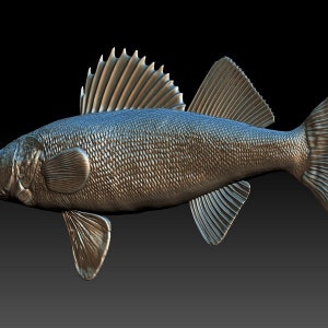 3D STL File for CNC - Fish V1 - Etsy