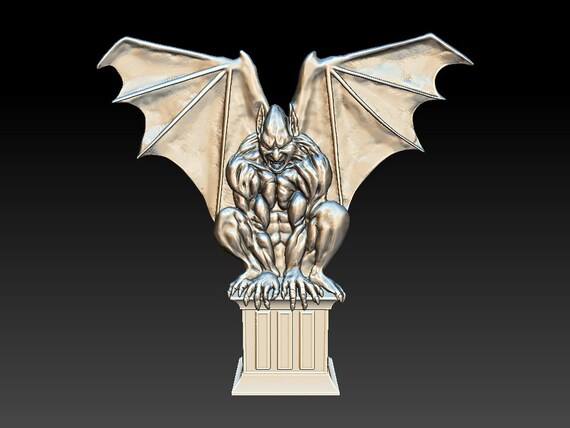 Gargoyle 3D STL Model Etsy Gargoyle 3D STL Model Etsy