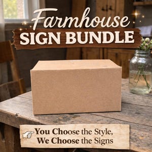 3 sign bundle| farmhouse wood signs| rustic sign bundle| faith signs| fall signs| Christmas signs| misc signs| tiered tray signs