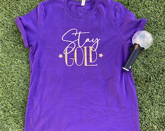 Bangtan Stay Gold | BTS tshirt | Stay Gold Song | BTS T-shirt | BTS Shirt | K-pop Inspired T-Shirt