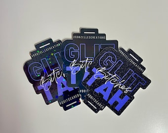 Custom Holographic, Stars or Glittery Die Cut Stickers - Waterproof Vinyl Stickers for Packaging & Branding, Small Business Supplies