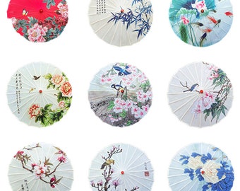 Chinese Japanese Traditional Vintage Umbrella for Decoration/ Party/ Festival 2