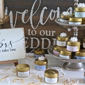 Favors for Weddings, Showers and Special Events! Save on bulk orders!                 Custom options include: name, date, color (hex code)