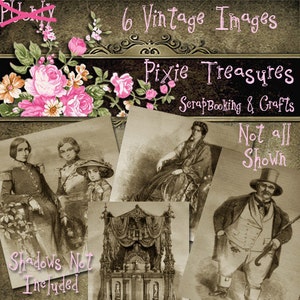 6 Printable Vintage Images