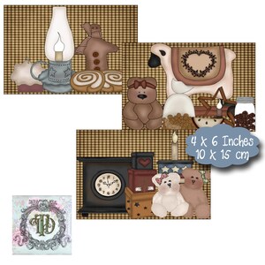 6 Printable Country Bear Tags