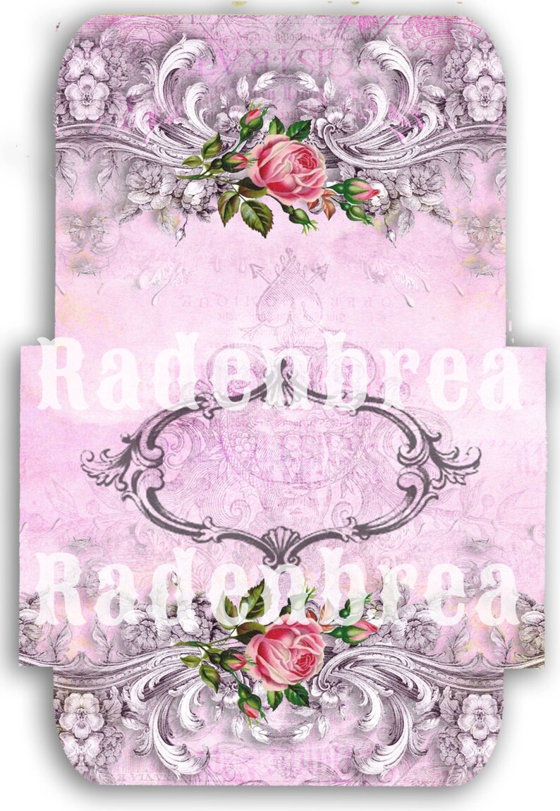 Printable Rose Pink Note Paper Set - Etsy