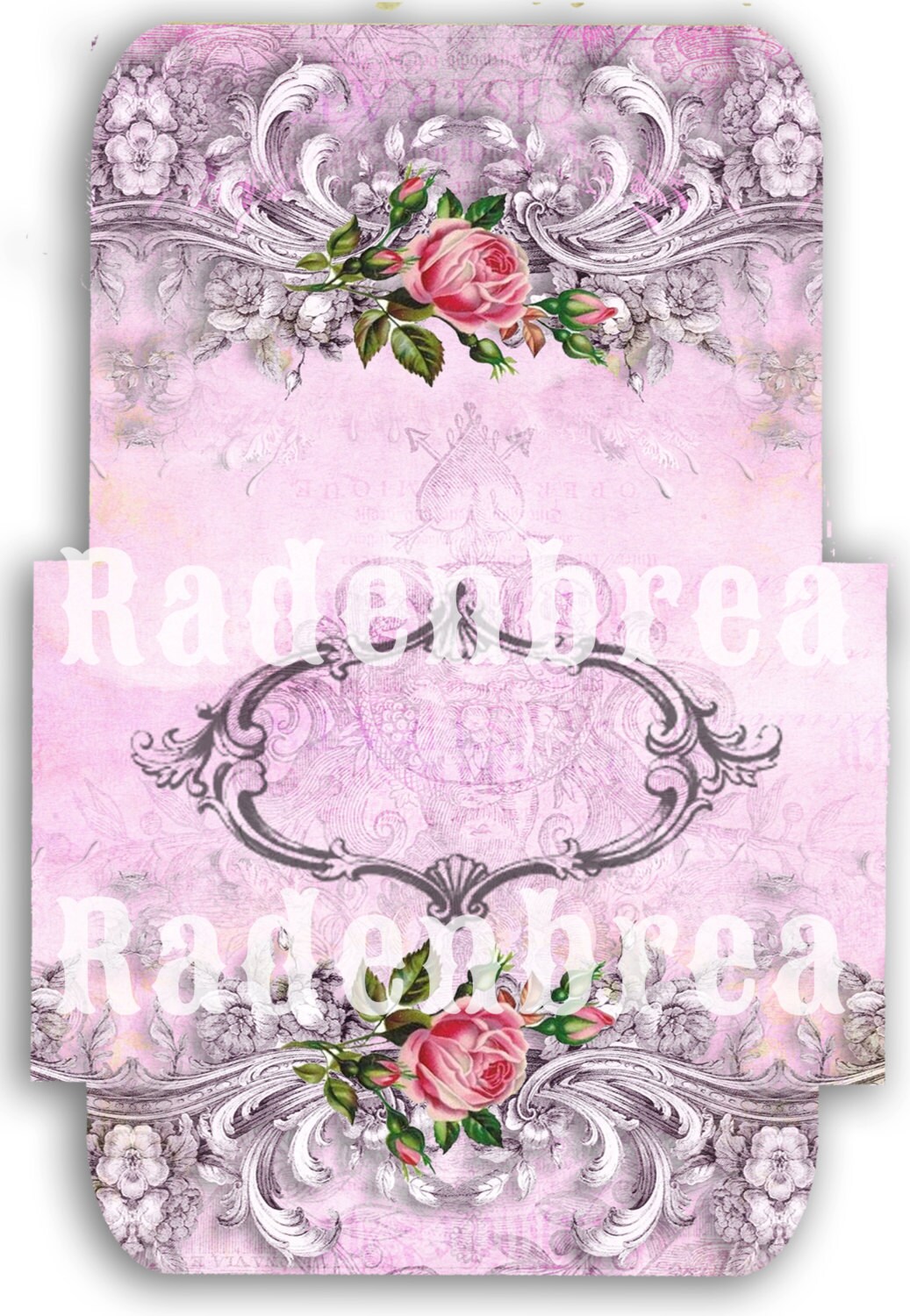 Printable Rose Pink Note Paper Set - Etsy