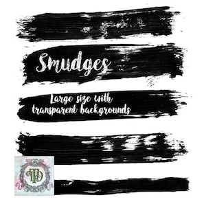 Smudges - Digital Stamps