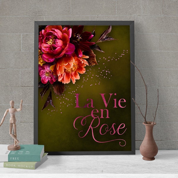 La Vie en Rose Printable Wall Art