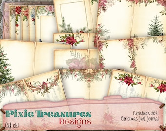 Christmas Junk Journal Printable Kit