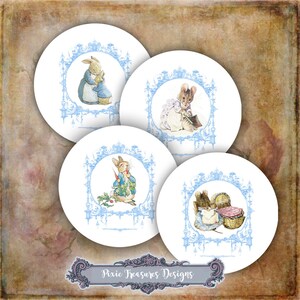 8 Printable Beatrix Potter Circles