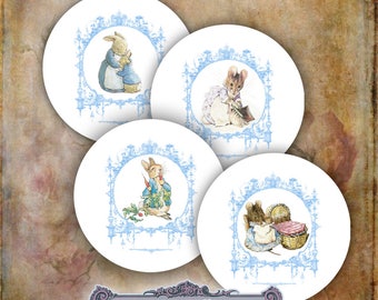 8 Printable Beatrix Potter Circles