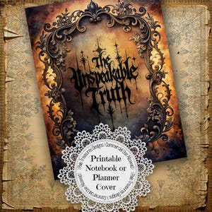 The Unspeakable Truth Notebook or Planner Cover