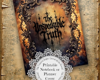 The Unspeakable Truth Notebook or Planner Cover