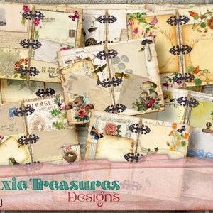 Junk Journal Kit Printable Ephemera Botanical Journal Kit