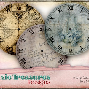 10 quadranti di orologio grandi stampabili