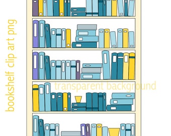 Bookshelf Clip Art Etsy Bookshelf Clip Art Etsy