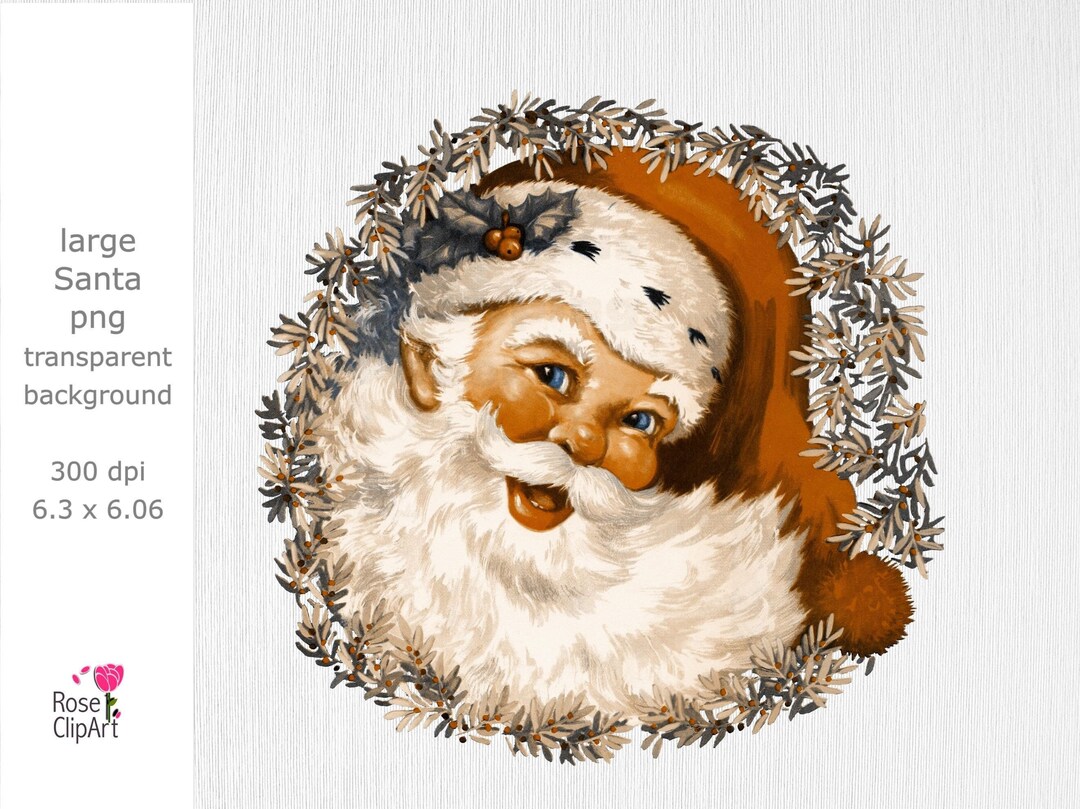 Vintage Santa Clip Art Png Transparent Background Retro Christmas Vintage santa clip art png transparent background retro christmas