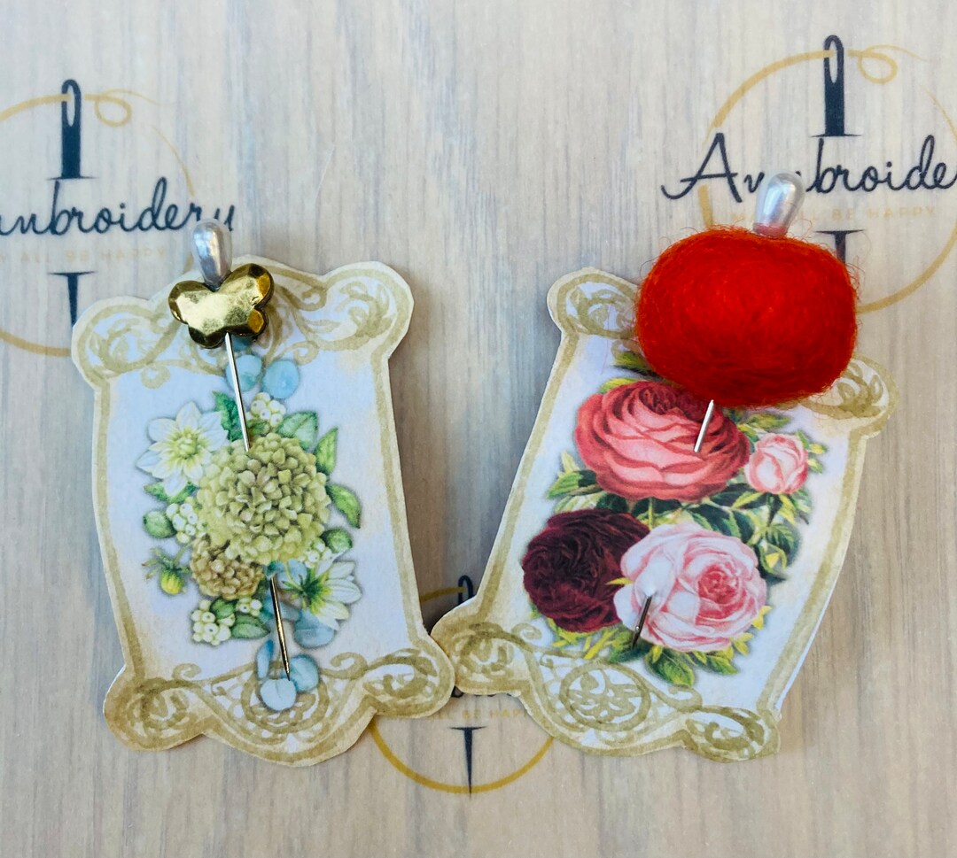 Decorative Sewing Pins Fancy Pins for Pincushion Straight Etsy UK