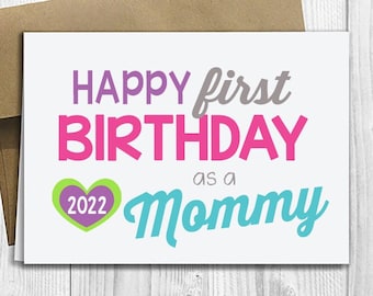 Birthday Wishes For New Mom Happy Birthday New Mommy | Etsy