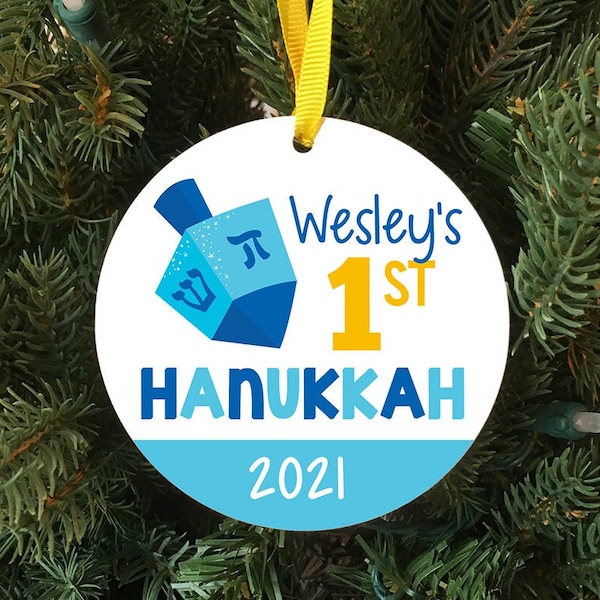 Hanukkah Ornament Etsy