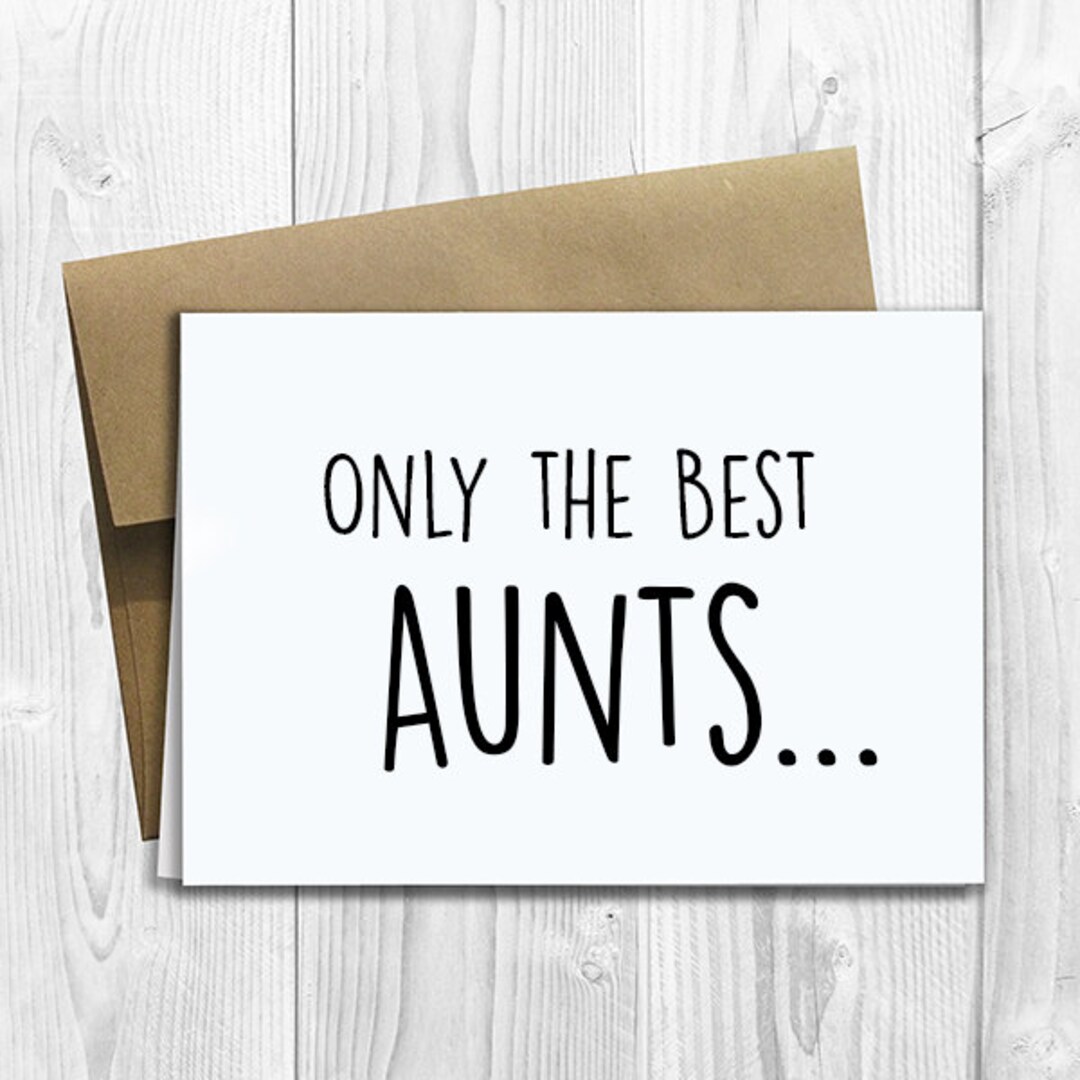 PRINTED CUSTOM Only the Best Aunts Get Promoted to Great Aunts ...
