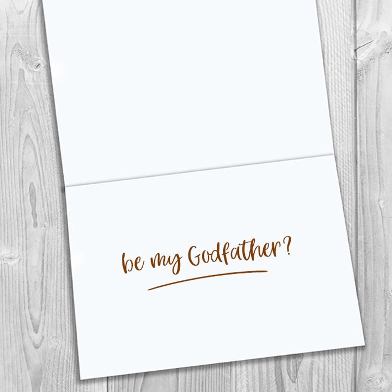 Will You... Be My Godfather 5x7 PRINTED Greeting Card - Etsy