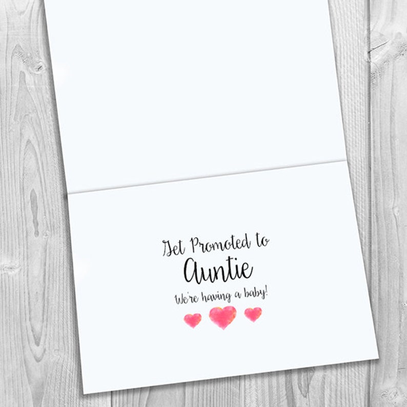 PRINTED CUSTOM Only the Best Friends Get Promoted to Auntie - Etsy