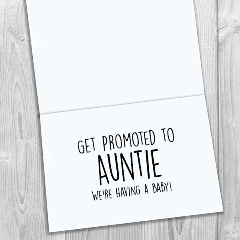 PRINTED CUSTOM Only the Best Friends Get Promoted to Auntie - Etsy