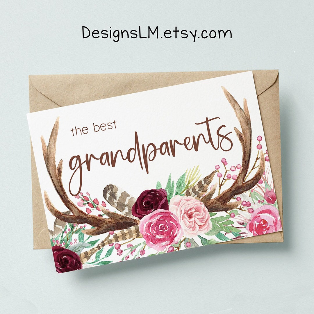 PRINTED the Best Grandparents Get Promoted to Great Grandparents