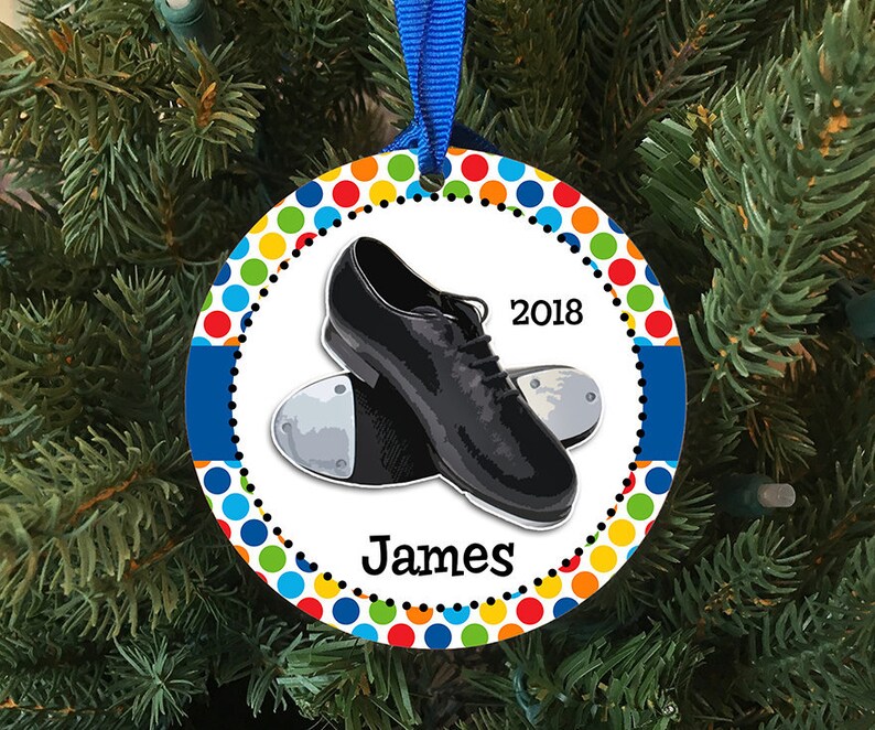 Personalized Dance Tap Shoes Ornament Keepsake Custom Made Etsy