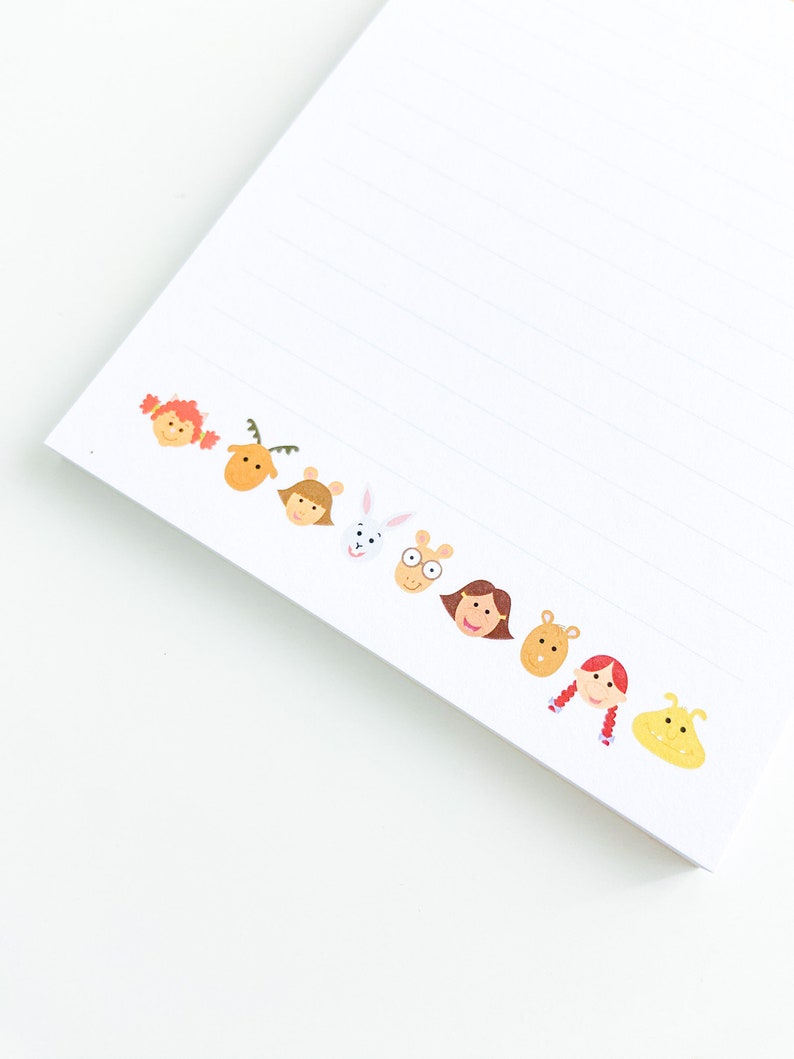 Arthur Notepad // 50 Sheets To-do List Pad // Hey! What a Wonderful ...