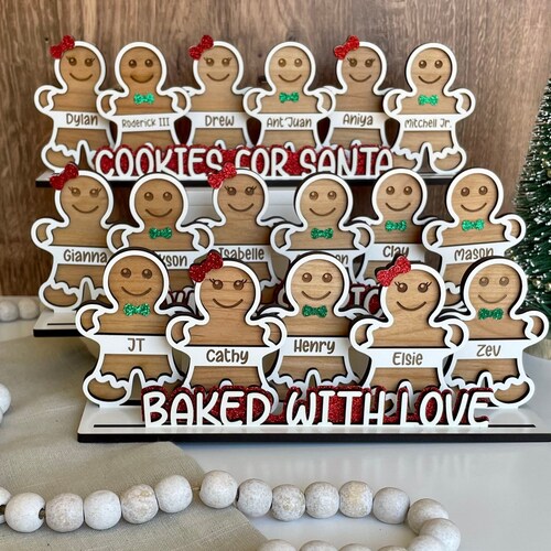 Gingerbread Family Etsy