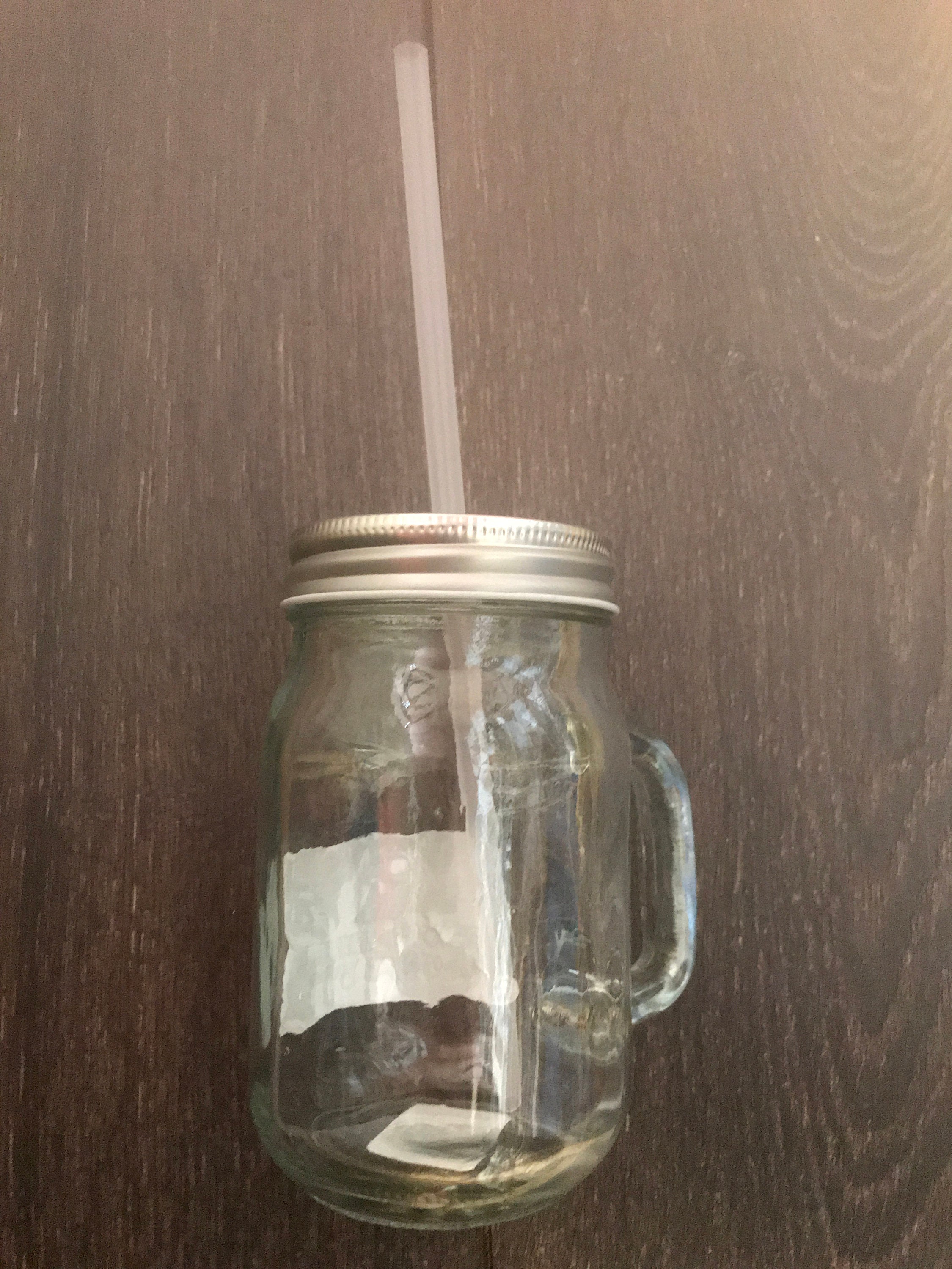 Personalized Laser Engraved Glass Mason Jar with lid and straw Etsy
