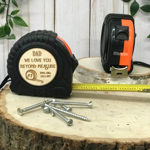 Tape Measure Gift. Engraved Tape Measure. Father's Day Etsy