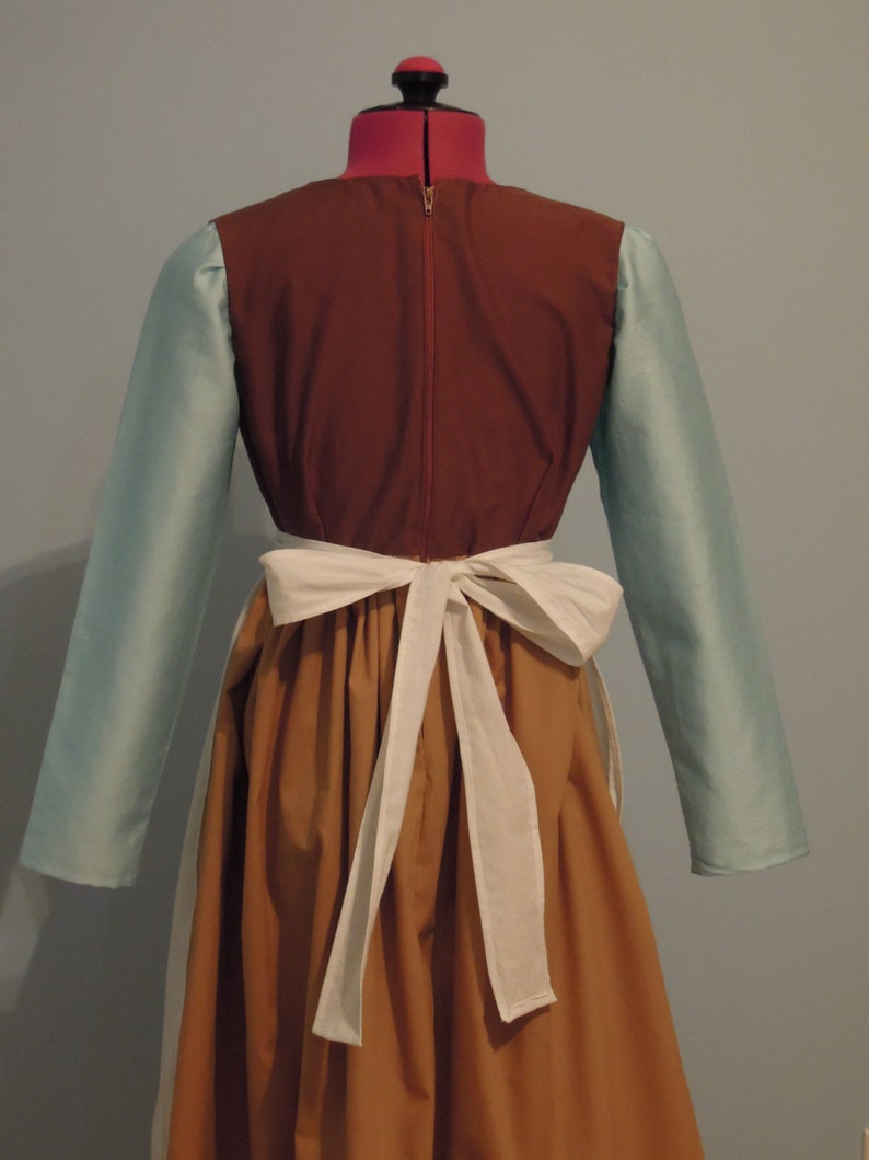 Cinderella Work Dress with apron and head scarf. Available in | Etsy