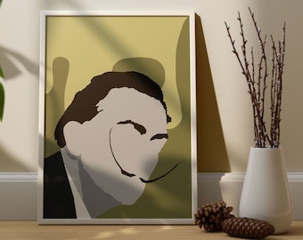 Pop Art Salvador Dali Portrait Print – Modern Surrealist Wall Art
